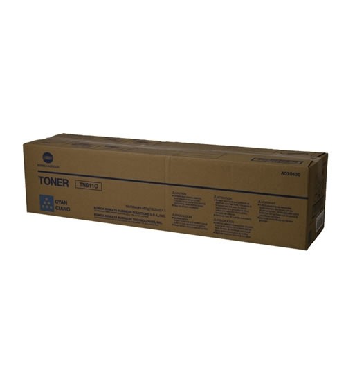 Konica Minolta TN-611C Toner Cartridge - Cyan